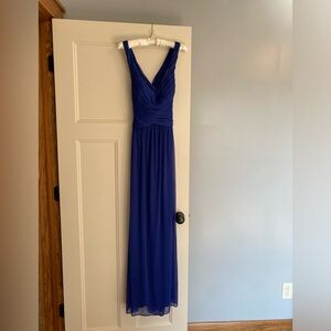 David’s Bridal royal blue bridesmaid dress size 10